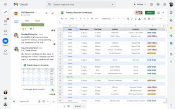 Google Sheets demo