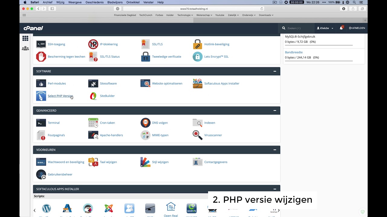 cPanel mailaccount koppelen met Windows Mail bij Peppix