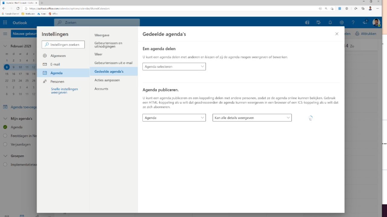 Google Agenda agenda van derden tonen: Google Workspace tips bij Peppix