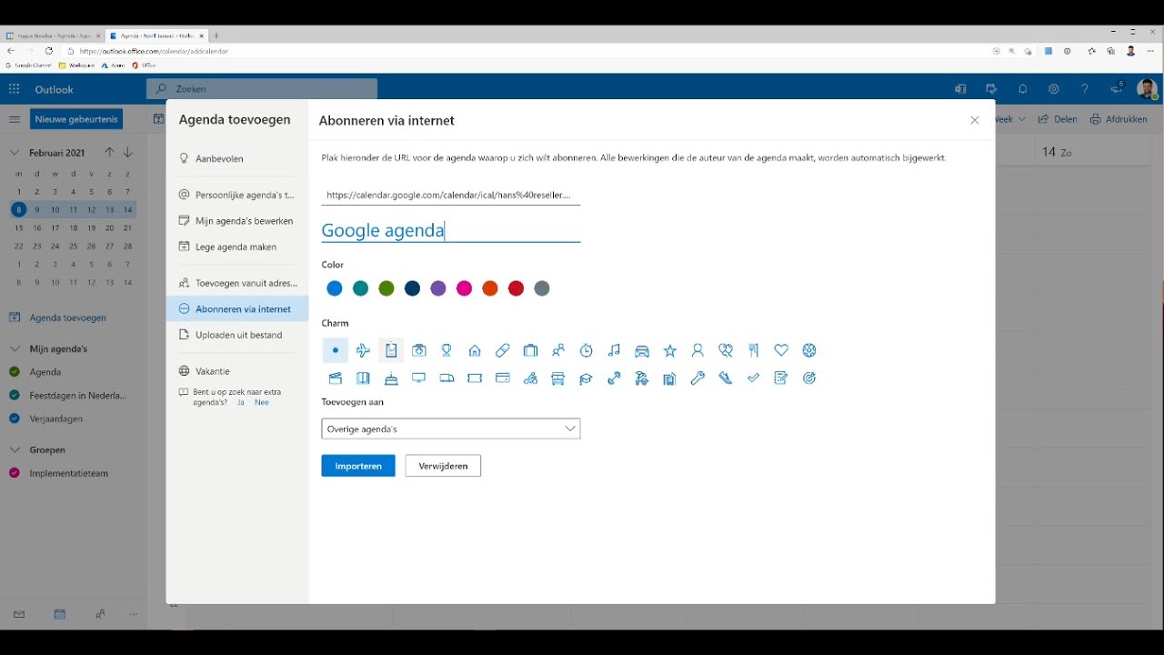 Google Agenda delen met apps van derden (zoals Outlook Web): praktische tips voor Google Workspace bij Peppix