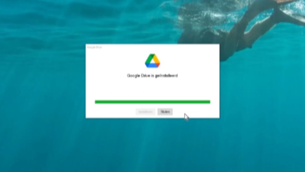 Google Drive Desktop installeren op Windows en MacOS bij Peppix