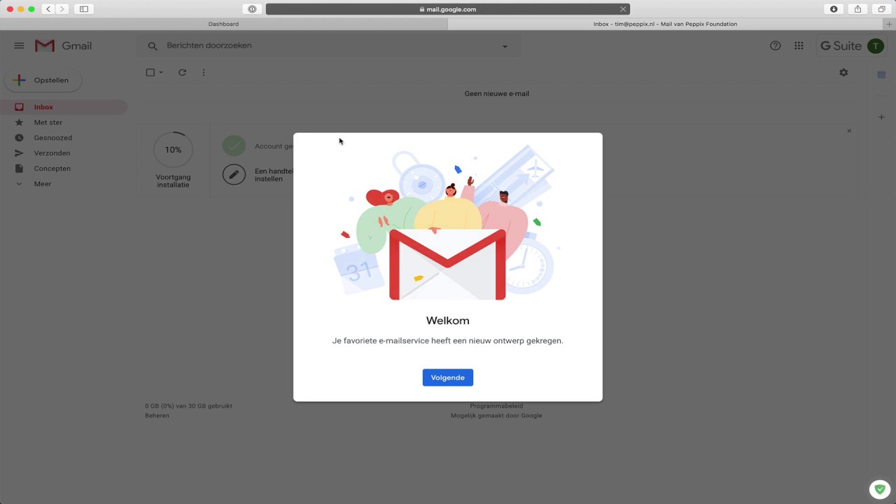 Google Workspace eerste keer inloggen, hoe werkt het? bij Peppix