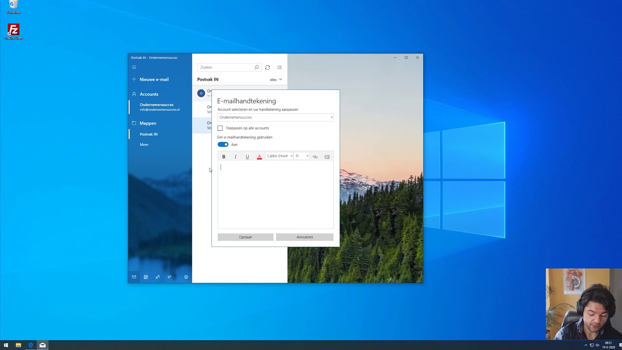 Hoe je eenvoudig een handtekening instelt in Windows Mail: stap-voor-stap handleiding bij Peppix